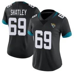 Women's Tyler Shatley Jacksonville Jaguars No.69 Limited Vapor Untouchable Alternate Jersey - Black