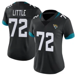 Women's Walker Little Jacksonville Jaguars No.72 Limited Vapor Untouchable Jersey - Black