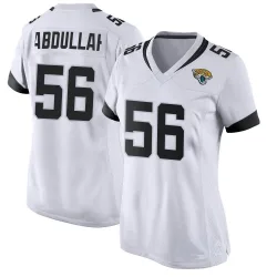 Women's Yasir Abdullah Jacksonville Jaguars No.56 Game Jersey - White