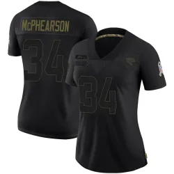 Women's Zech McPhearson Jacksonville Jaguars No.34 Limited 2020 Salute To Service Jersey - Black