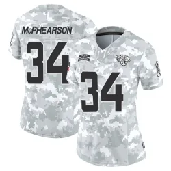 Women's Zech McPhearson Jacksonville Jaguars No.34 Limited 2024 Salute to Service Jersey - Arctic Camo