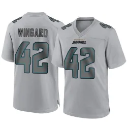 Youth Andrew Wingard Jacksonville Jaguars No.42 Game Atmosphere Fashion Jersey - Gray