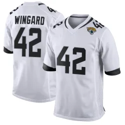 Youth Andrew Wingard Jacksonville Jaguars No.42 Game Jersey - White