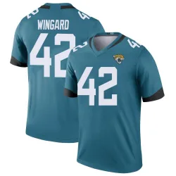 Youth Andrew Wingard Jacksonville Jaguars No.42 Legend Color Rush Jersey - Teal