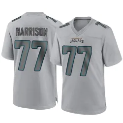 Youth Anton Harrison Jacksonville Jaguars No.77 Game Atmosphere Fashion Jersey - Gray