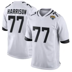 Youth Anton Harrison Jacksonville Jaguars No.77 Game Jersey - White