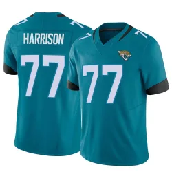 Youth Anton Harrison Jacksonville Jaguars No.77 Limited Vapor F.U.S.E. Jersey - Teal