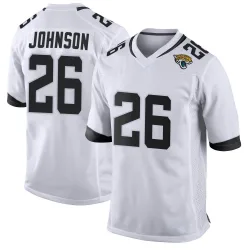 Youth Antonio Johnson Jacksonville Jaguars No.26 Game Jersey - White