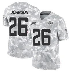 Youth Antonio Johnson Jacksonville Jaguars No.26 Limited 2024 Salute to Service Jersey - Arctic Camo