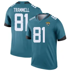 Youth Austin Trammell Jacksonville Jaguars No.81 Legend Color Rush Jersey - Teal