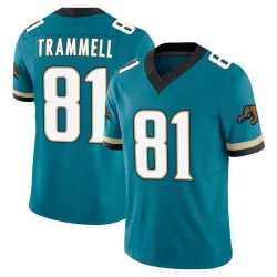 Youth Austin Trammell Jacksonville Jaguars No.81 Limited Prowler Throwback Vapor F.U.S.E. Jersey - Teal
