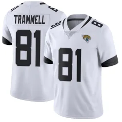 Youth Austin Trammell Jacksonville Jaguars No.81 Limited Vapor Untouchable Jersey - White