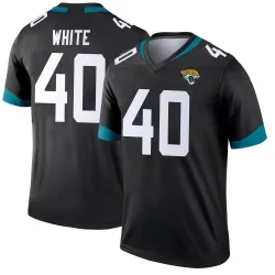 Youth Aydan White Jacksonville Jaguars No.40 Legend Jersey - Black