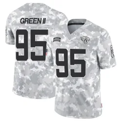 Youth BJ Green II Jacksonville Jaguars No.95 Limited 2024 Salute to Service Jersey - Arctic Camo