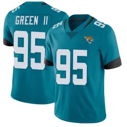 Youth BJ Green II Jacksonville Jaguars No.95 Limited Vapor Untouchable Jersey - Teal