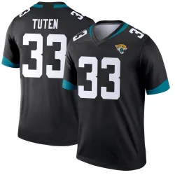 Youth Bhayshul Tuten Jacksonville Jaguars No.33 Legend Jersey - Black