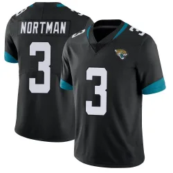 Youth Brad Nortman Jacksonville Jaguars No.3 Limited Vapor Untouchable Jersey - Black