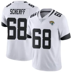 Youth Brandon Scherff Jacksonville Jaguars No.68 Limited Vapor Untouchable Jersey - White