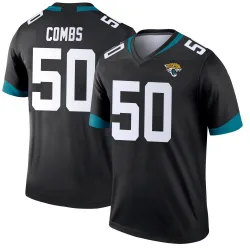 Youth Branson Combs Jacksonville Jaguars No.50 Legend Jersey - Black