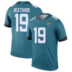 Youth C.J. Beathard Jacksonville Jaguars No.19 Legend Color Rush Jersey - Teal