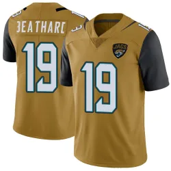 Youth C.J. Beathard Jacksonville Jaguars No.19 Limited Color Rush Vapor Untouchable Jersey - Gold