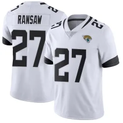 Youth Caleb Ransaw Jacksonville Jaguars No.27 Limited Vapor Untouchable Jersey - White