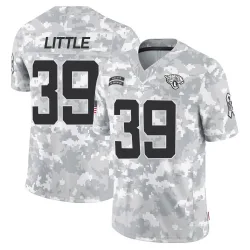 Youth Cam Little Jacksonville Jaguars No.39 Limited 2024 Salute to Service Jersey - Arctic Camo