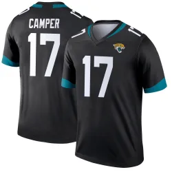 Youth Cameron Camper Jacksonville Jaguars No.17 Legend Jersey - Black