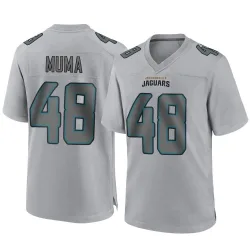 Youth Chad Muma Jacksonville Jaguars No.48 Game Atmosphere Fashion Jersey - Gray