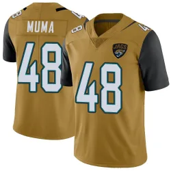 Youth Chad Muma Jacksonville Jaguars No.48 Limited Color Rush Vapor Untouchable Jersey - Gold