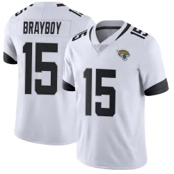 Youth Chandler Brayboy Jacksonville Jaguars No.15 Limited Vapor Untouchable Jersey - White