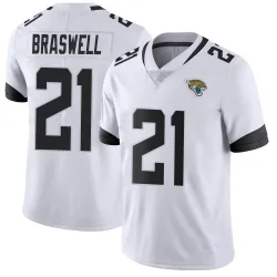 Youth Christian Braswell Jacksonville Jaguars No.21 Limited Vapor Untouchable Jersey - White