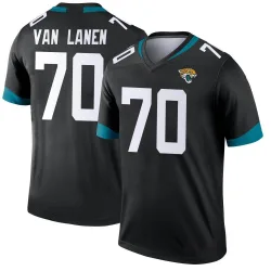 Youth Cole Van Lanen Jacksonville Jaguars No.70 Legend Jersey - Black