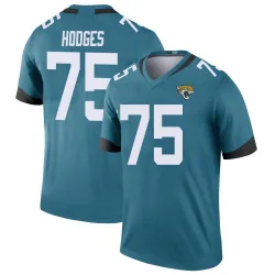 Youth Cooper Hodges Jacksonville Jaguars No.75 Legend Color Rush Jersey - Teal