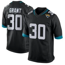 Youth Corey Grant Jacksonville Jaguars No.30 Game Jersey - Black