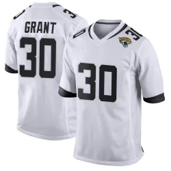 Youth Corey Grant Jacksonville Jaguars No.30 Game Jersey - White