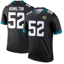 Youth DaVon Hamilton Jacksonville Jaguars No.52 Legend Jersey - Black