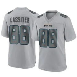 Youth Darius Lassiter Jacksonville Jaguars No.88 Game Atmosphere Fashion Jersey - Gray