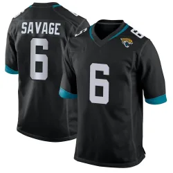 Youth Darnell Savage Jacksonville Jaguars No.6 Game Jersey - Black