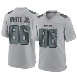 Youth David White Jr. Jacksonville Jaguars No.86 Game Atmosphere Fashion Jersey - Gray