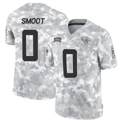 Youth Dawuane Smoot Jacksonville Jaguars No.0 Limited 2024 Salute to Service Jersey - Arctic Camo