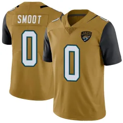 Youth Dawuane Smoot Jacksonville Jaguars No.0 Limited Color Rush Vapor Untouchable Jersey - Gold