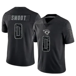 Youth Dawuane Smoot Jacksonville Jaguars No.0 Limited Reflective Jersey - Black