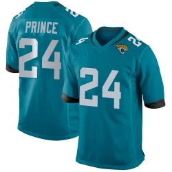 Youth De'Antre Prince Jacksonville Jaguars No.24 Game Jersey - Teal