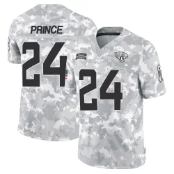 Youth De'Antre Prince Jacksonville Jaguars No.24 Limited 2024 Salute to Service Jersey - Arctic Camo