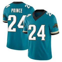 Youth De'Antre Prince Jacksonville Jaguars No.24 Limited Prowler Throwback Vapor F.U.S.E. Jersey - Teal