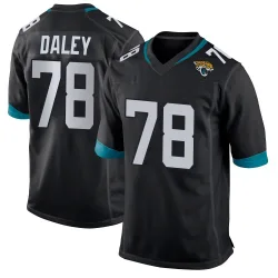 Youth Dennis Daley Jacksonville Jaguars No.78 Game Jersey - Black