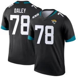 Youth Dennis Daley Jacksonville Jaguars No.78 Legend Jersey - Black