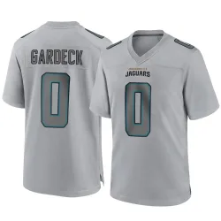 Youth Dennis Gardeck Jacksonville Jaguars No.0 Game Atmosphere Fashion Jersey - Gray