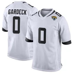 Youth Dennis Gardeck Jacksonville Jaguars No.0 Game Jersey - White
